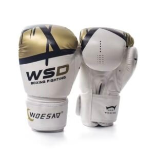 כפפות איגרוף WSD לבן זהב