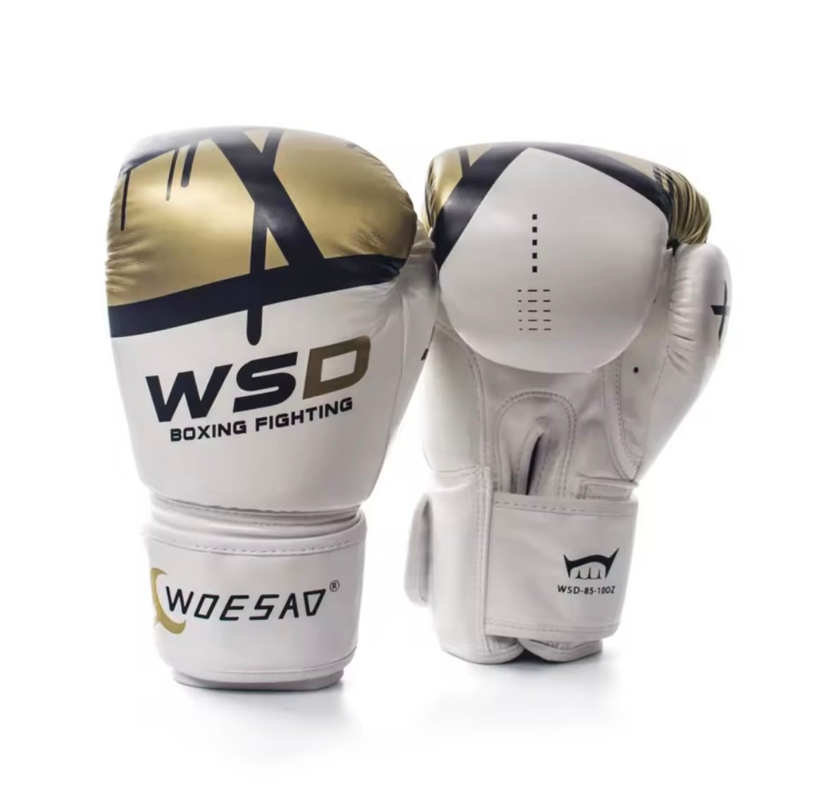 כפפות איגרוף WSD לבן זהב