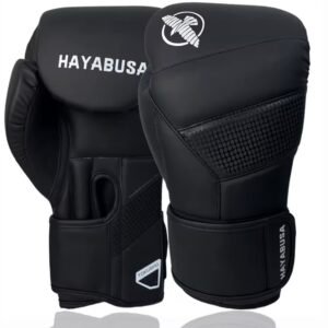 כפפות איגרוף Hayabusa בצבע שחור