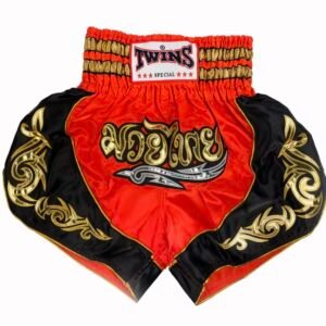 מכנסי איגרוף Twins Special שחור אדום