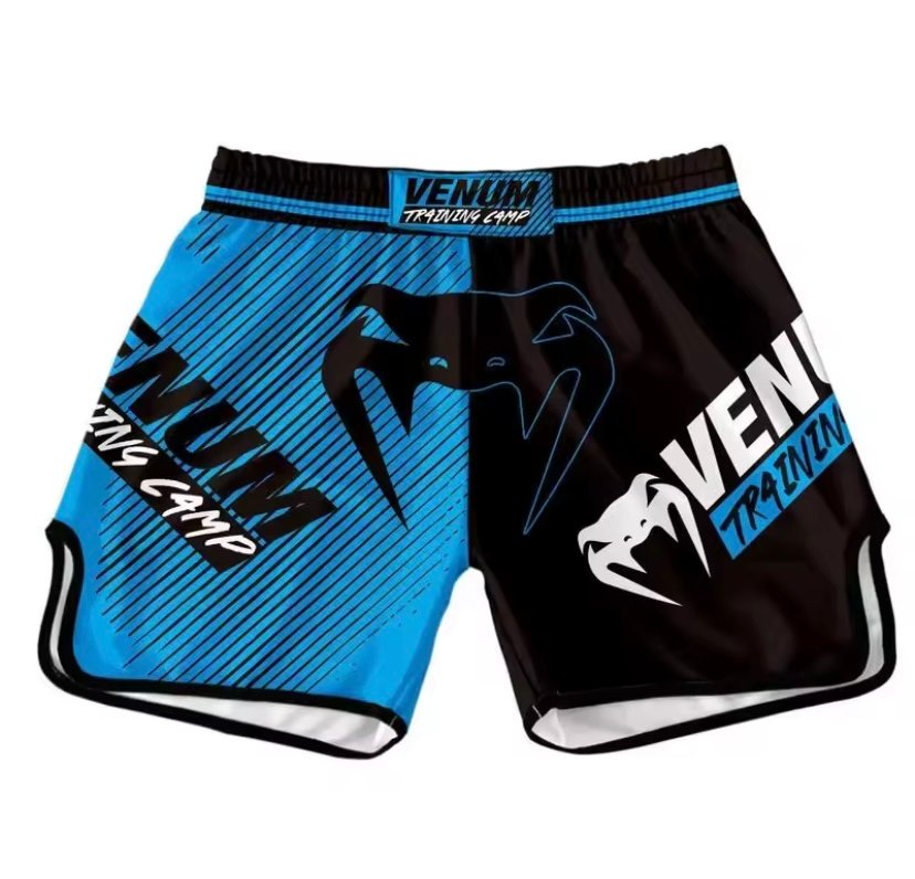 מכנסי איגרוף Venum כחול שחור