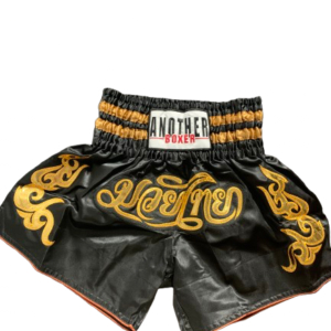 מכנס איגרוף שחור זהב