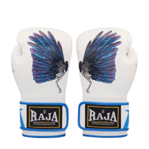 כפפות איגרוף RAJA לבן עלה
