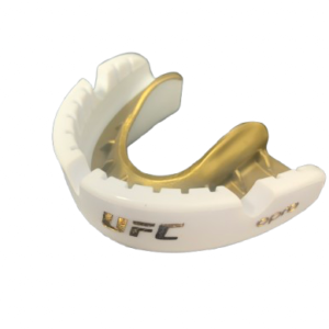 מגן שיניים UFC OPRO לבן זהב